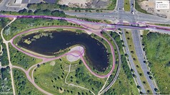 GNSS-Testfahrt: Seeumrundung