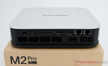 Minisforum M2 Pro - Anschlüsse an der Rückseite
