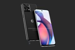 Das Motorola Moto G Stylus 2023 erhält ein frisches Design, behält aber den 3,5 mm Kopfhöreranschluss bei. (Bild: @OnLeaks)