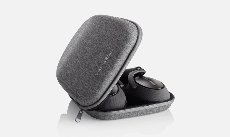 Apples patentierte Transporttasche erinnert an traditionellere Kopfhörer-Hüllen, wenn auch mit Magneten statt Reißverschluss. (Bild: Bowers & Wilkins)