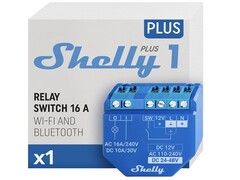 Amazon hat den Shelly Plus 1 Smart-Schalter mit WLAN und Bluetooth für erschwingliche 12 Euro im Angebot (Bildquelle: Shelly)