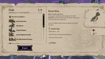 Im Bild: Ein Gameplay-Screenshot aus Vellum: Raid Night Study Hall.