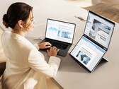 ViewSonic erweitert Laptops unterwegs gleich um zwei Bildschirme. (Bildquelle: ViewSonic)