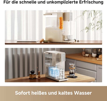 Heißes und kaltes Wasser lässt sich einfach erhalten (Bildquelle: Dreame)