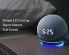 Der Amazon Echo Dot der vierten Generation ist wie sein Vorgänger optional mit einer Uhr erhältlich. (Bild: Amazon)