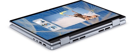 Das Display lässt sich komplett hinter die Tastatur beziehungsweise das Unterteil klappen