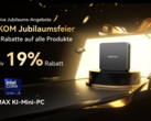 19% exklusiver Rabatt auf Mini-PC GEEKOM IT13 Max mit Ultra 9 185H.