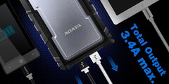 Adata: Robuste IP67-geschützte Power Bank D16750 für 50 Euro