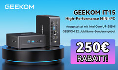 Großer Jubiläums-Sale bei Geekom, beispielsweise mit dem IT15. (Bildquelle: Geekom)