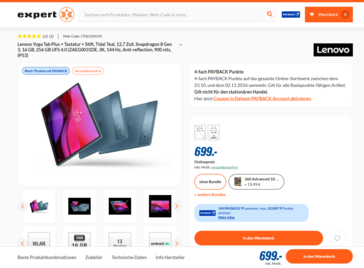 Lenovo Yoga Tab Plus ZAEG0031DE für 699 Euro.