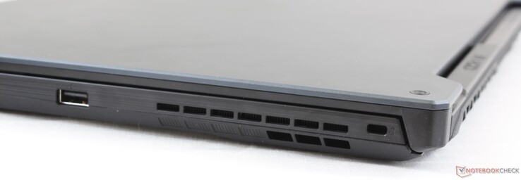 Rechts: USB 2.0 Typ-A, Kensington Lock