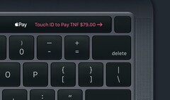 Mit Apple Pay und Touch ID kann man immerhin direkt für die Reparatur seiner Tastatur bezahlen. (Bild: Apple)