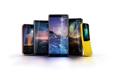 Die Nokia-Familie vom Mobile World Congress 2018. HMD Global setzt stark auf unverändertes Android.