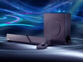 Die ROG Gjallar Gaming Soundbar mit kabellosem Subwoofer und Audio-Control-Hub
