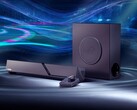 Die ROG Gjallar Gaming Soundbar mit kabellosem Subwoofer und Audio-Control-Hub