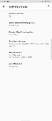 Software Sony Xperia 10 II