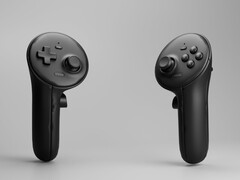 Steam Frame könnte Valves endgültiger Name für sein Deckard-Projekt sein. Abgebildet: Renderings von angeblichen Controllern. (Bildquelle: @Down_90)