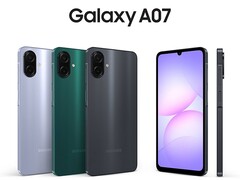 Samsung hat das Galaxy A07 nun offiziell vorgestellt (Bildquelle: Samsung)