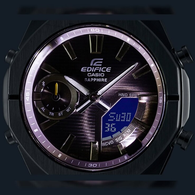 Die Modelle Casio Edifice ECB-S100D verfügen über eine starke LED-Beleuchtung (Bildquelle: @geesgshock)