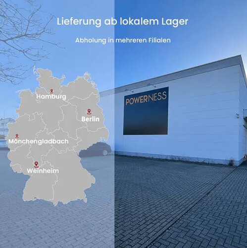 Kostenlose Abholung an vier Standorten (Bild: Powerness)