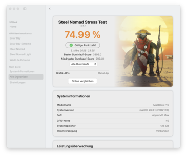 Steel Nomad Stress Test (Automatischer Modus)