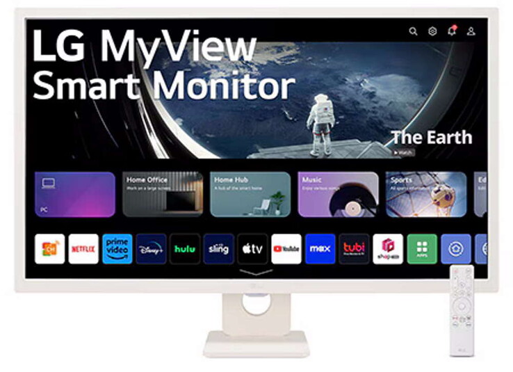 Der Monitor lässt sich auch zur Wiedergabe verschiedener Streaming-Dienstleister nutzen