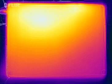 Oberflächentemperaturen Stresstest (Oberseite)