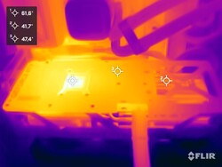 Die Asus TUF Gaming GeForce RTX 5080 OC beim Stresstest