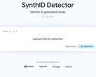 Google SynthID Detector Webseite