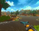 Fresh Start Cleaning Simulator befreit man die Natur mit einer Mischung aus Hochdruckreiniger und Staubsauger von allerlei Unrat.