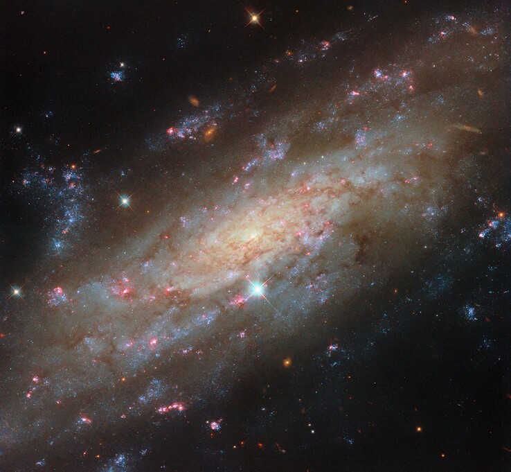 Das vom Hubble-Weltraumteleskop aufgenommene Bild zeigt NGC 3137
