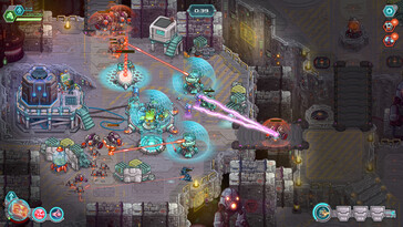 Eine Schlacht in Iron Marines.