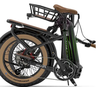 Klappen lässt sich Rahmen und Lenker