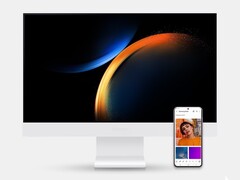 Der neueste All-in-One von Samsung sieht dem Apple iMac verdächtig ähnlich. (Bild: Samsung)