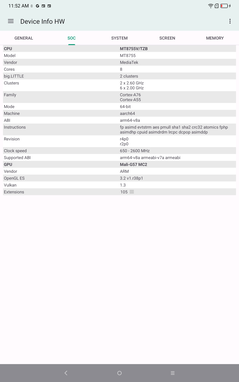 Screenshot Device Info HW