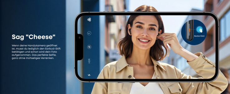 Die Kamera eines Smartphones soll sich steuern lassen (Bildquelle: Anker)