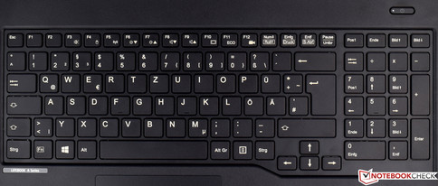 Tastatur des Fujitsu Lifebook A557