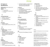 Technische Daten HTC Desire 12