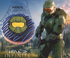 Dieser Donut im Halo-Gewand hat vermutlich verraten, dass das Spiel im November veröffentlich werden soll (Bild: Xbox México)