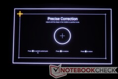 Eine manuelle Keystone-Korrektur ist verfügbar.