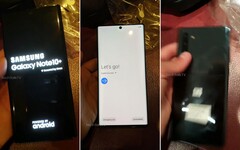 Die drei ersten Hands-On-Bilder zum Galaxy Note 10 Plus von Samsung sind da.