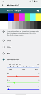 Einstellungen des Sony Xperia 1 V
