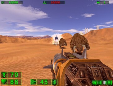 Im Bild: Ein Gameplay-Screenshot aus erious Sam Classic: The First Encounter.