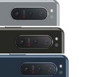 Das Sony Xperia 5 II zeigt sich in den drei geplanten Farboptionen Grau, Schwarz und Dunkelblau.