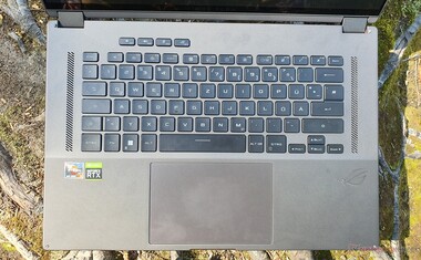 Tastatur des Asus ROG Flow X16