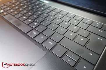 Die Tasten sind Fingerabdruckmagneten