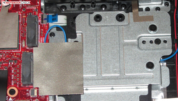 Zwei weitere M.2-2280-SSDs könnten eingebaut werden.