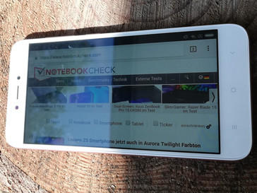 Xiaomi Redmi 5A im Außeneinsatz