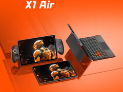 Das X1 Air ist mit dem Intel Core Ultra 7 258V Prozessor ausgestattet. Abgebildet ist ein Werbefoto des Gaming-Handhelds. (Bildquelle: OneXPlayer – bearbeitet)