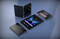 Das Samsung Galaxy Fold 2, zumindest eine der drei Varianten, die derzeit offenbar in Arbeit ist.